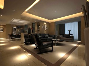 family - kitchen - restaurant 165 Modello 3D