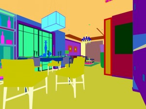family - kitchen - restaurant 166 3D Model