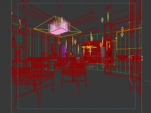 family - kitchen - restaurant 166 3D Model