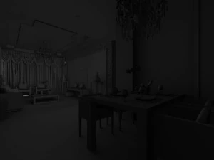 family - kitchen - restaurant 168 3D Model