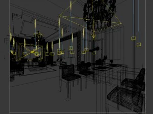 family - kitchen - restaurant 168 3D Model