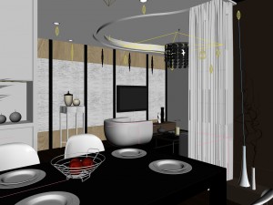 family - kitchen - restaurant 169 3D Model