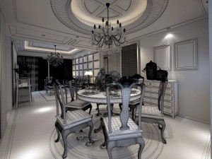 family - kitchen - restaurant 170 3D 모델