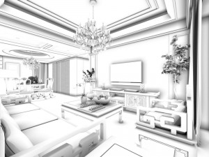 family - kitchen - restaurant 170 3D 모델