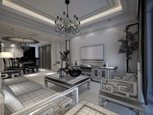 family - kitchen - restaurant 170 3D 모델