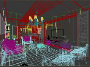 family - kitchen - restaurant 171 3D Model