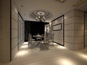family - kitchen - restaurant 173 Modello 3D