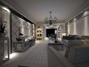 family - kitchen - restaurant 173 Modello 3D