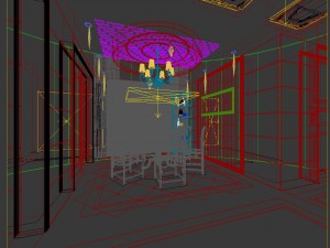 family - kitchen - restaurant 173 Modello 3D