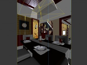 family - kitchen - restaurant 176 3D Модель