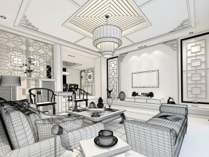 family - kitchen - restaurant 176 3D Модель