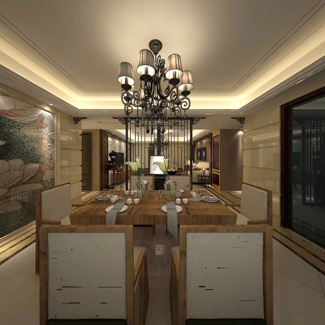 family - kitchen - restaurant 177 3D Model .c4d .max .obj .3ds .fbx .stl .blend 