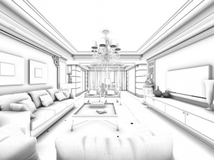 family - kitchen - restaurant 177 3D Model