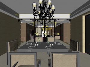 family - kitchen - restaurant 177 3D Model