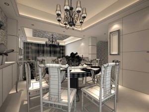 family - kitchen - restaurant 178 Modelo 3D