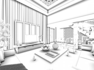 family - kitchen - restaurant 178 Modelo 3D