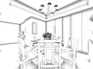 family - kitchen - restaurant 178 Modelo 3D