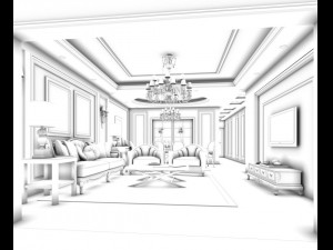 family - kitchen - restaurant 181 3D Модель