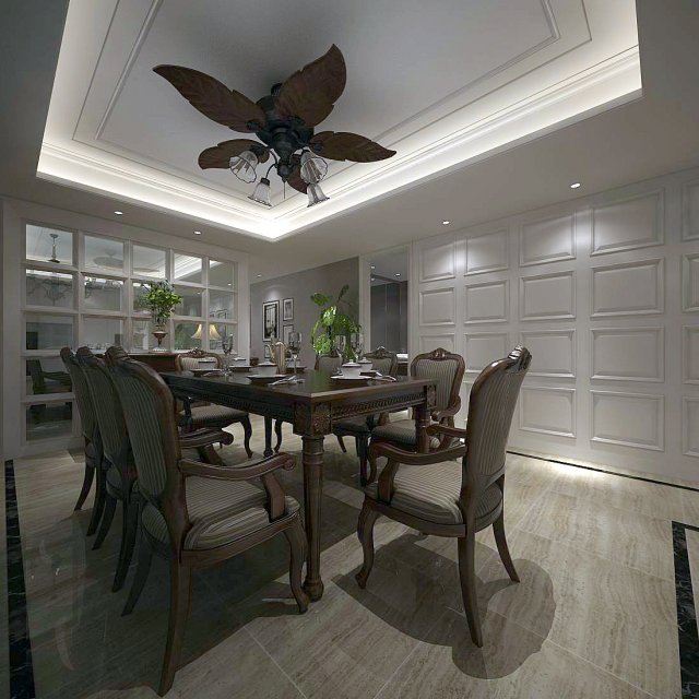 family - kitchen - restaurant 183 3D 모델 .c4d .max .obj .3ds .fbx .stl .blend