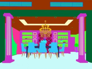 family - kitchen - restaurant 185 3D Model