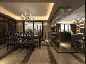 сім'я - кухня - ресторан 186 3D Модель