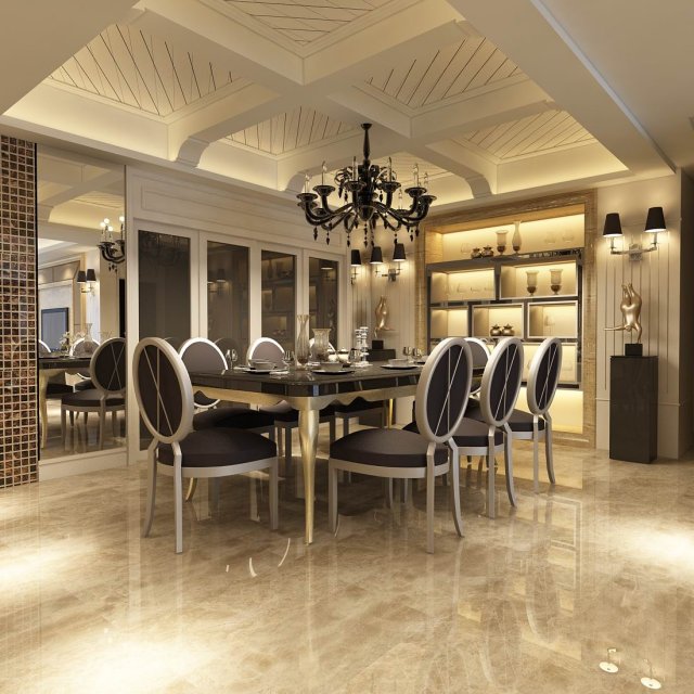 family - kitchen - restaurant 190 3Dモデル .c4d .max .obj .3ds .fbx .stl .blend 