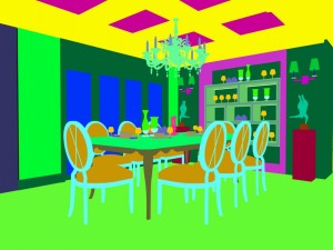 family - kitchen - restaurant 190 3Dモデル
