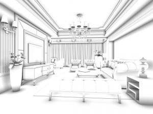family - kitchen - restaurant 190 3Dモデル