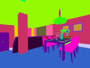 family - kitchen - restaurant 192 3D Model