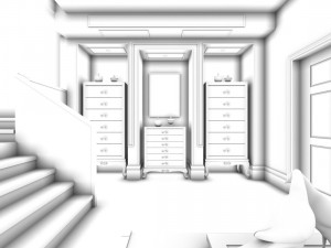 family - kitchen - restaurant 192 Modello 3D