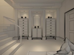 family - kitchen - restaurant 192 Modello 3D