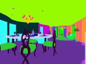 family - kitchen - restaurant 193 3D Model