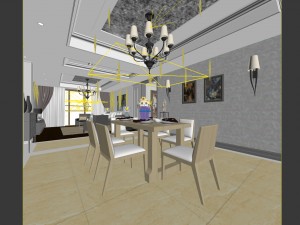 family - kitchen - restaurant 194 3D 模型