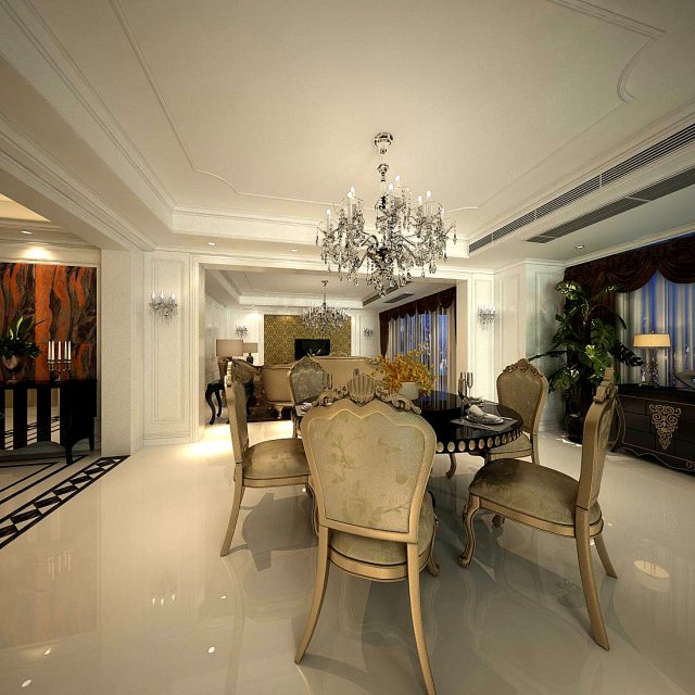 family - kitchen - restaurant 195 Modello 3D .c4d .max .obj .3ds .fbx .stl .blend 