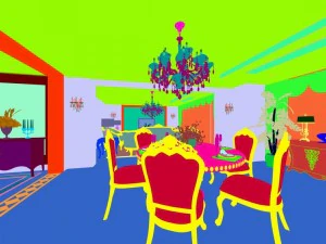 family - kitchen - restaurant 195 3D Model