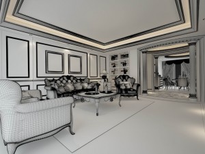 family - kitchen - restaurant 196 3D Model