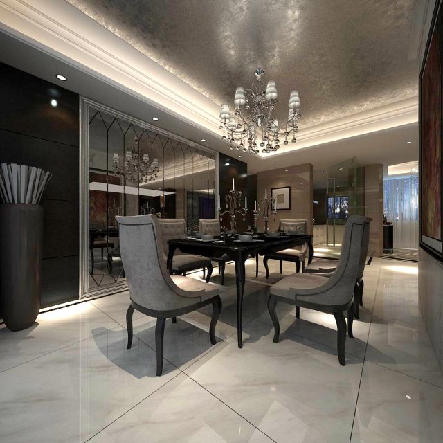 family - kitchen - restaurant 198 3D Модель .c4d .max .obj .3ds .fbx .stl .blend 