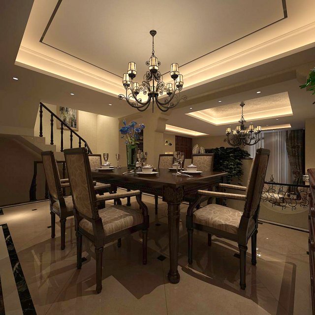 family - kitchen - restaurant 199 Modello 3D .c4d .max .obj .3ds .fbx .stl .blend 