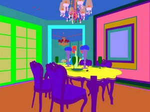 family - kitchen - restaurant 200 3D Model