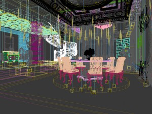 family - kitchen - restaurant 203 3D 모델