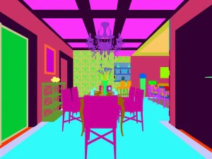 family - kitchen - restaurant 204 3D Model