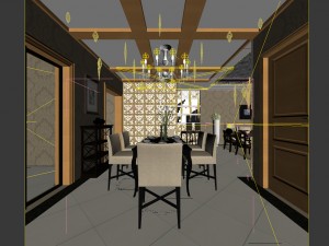 family - kitchen - restaurant 204 3D-Modell