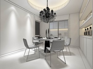 family - kitchen - restaurant 207 Modelo 3D