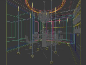 family - kitchen - restaurant 207 Modelo 3D