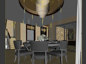 family - kitchen - restaurant 210 3D-Modell