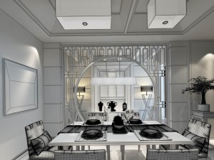family - kitchen - restaurant 211 3D 模型