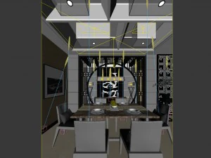 परिवार - रसोई - रेस्तरां 211 3D मॉडल