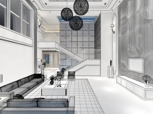 family - kitchen - restaurant 212 3D 模型