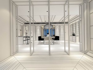 family - kitchen - restaurant 212 3D 模型