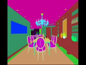 family - kitchen - restaurant 214 Modèle 3D